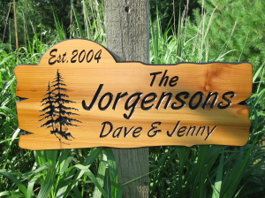 Rustic Offset Sign