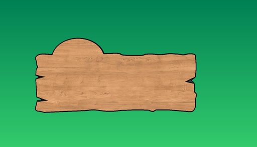 Rustic Offset Sign