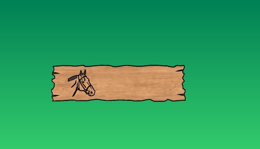 Horse Stall Sign